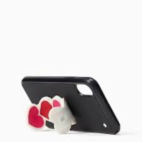 ❤️❤️❤️Kate Spade ombre heart iPhone XR stand case❤️❤️❤️ - Picture 2 of 6